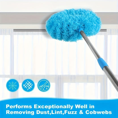 Ceiling Fan Cleaner Brush with Extension Rod – Detachable Washable Ultra-Fine Microfiber Duster for High Ceilings, Fans, Furniture & Cars