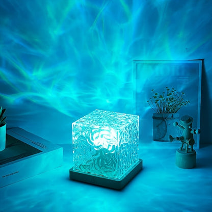 LED Star Projector Night Light USB Powered, 7-Star Galaxy Starry Sky & Water Ripple Effect Lamp for Bedroom Camping Wedding Home Decor