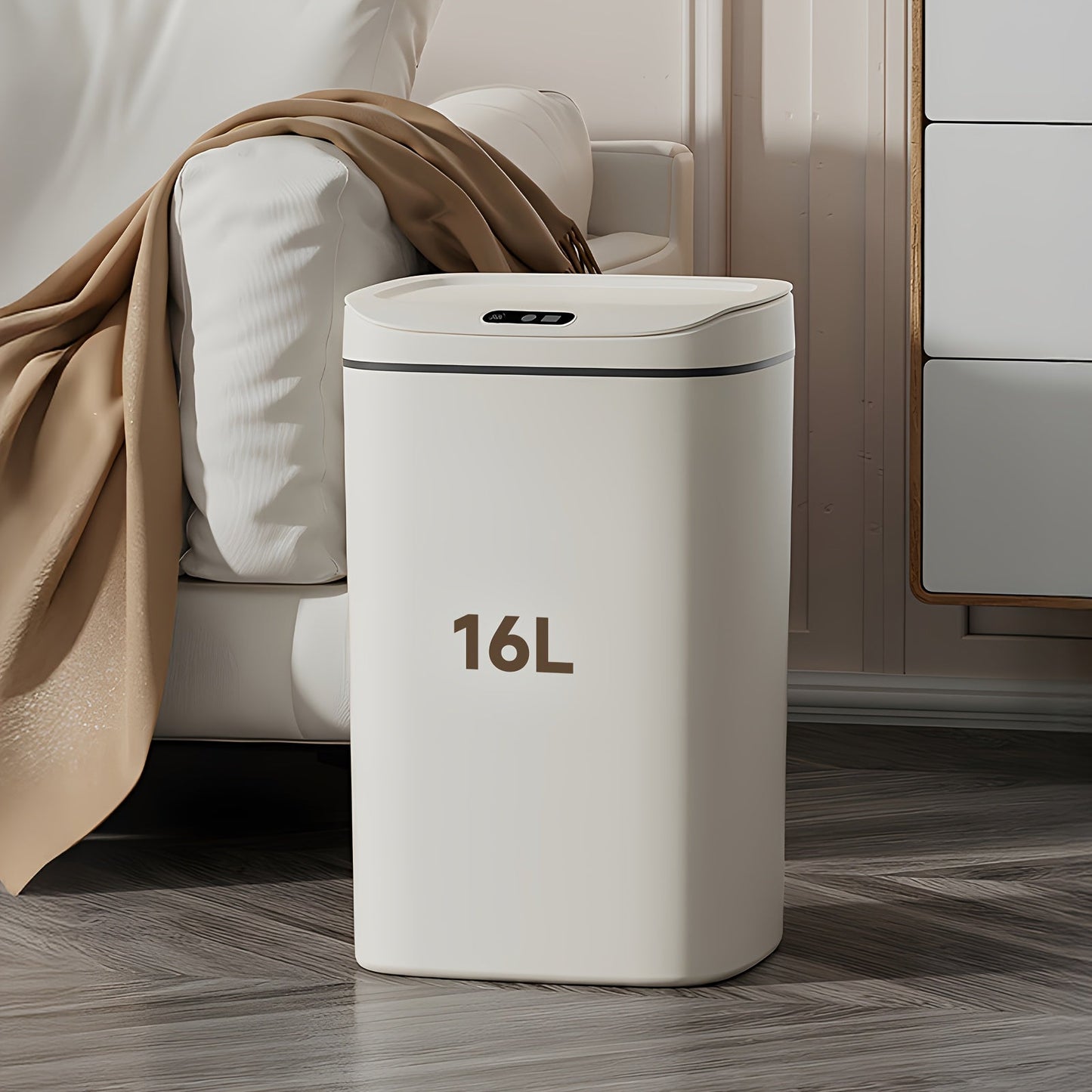 Motion Sensor Trash Can Touchless, Smart Hands-Free Trash Bin with Sealing Lid & Odor-Blocking Technology