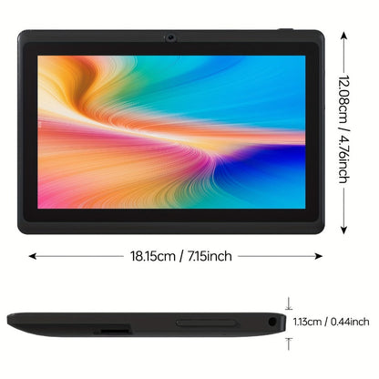 Android Tablet 7-Inch with Android 12, 4GB RAM, 32GB Internal Storage, Dual Cameras and 4000mAh Battery