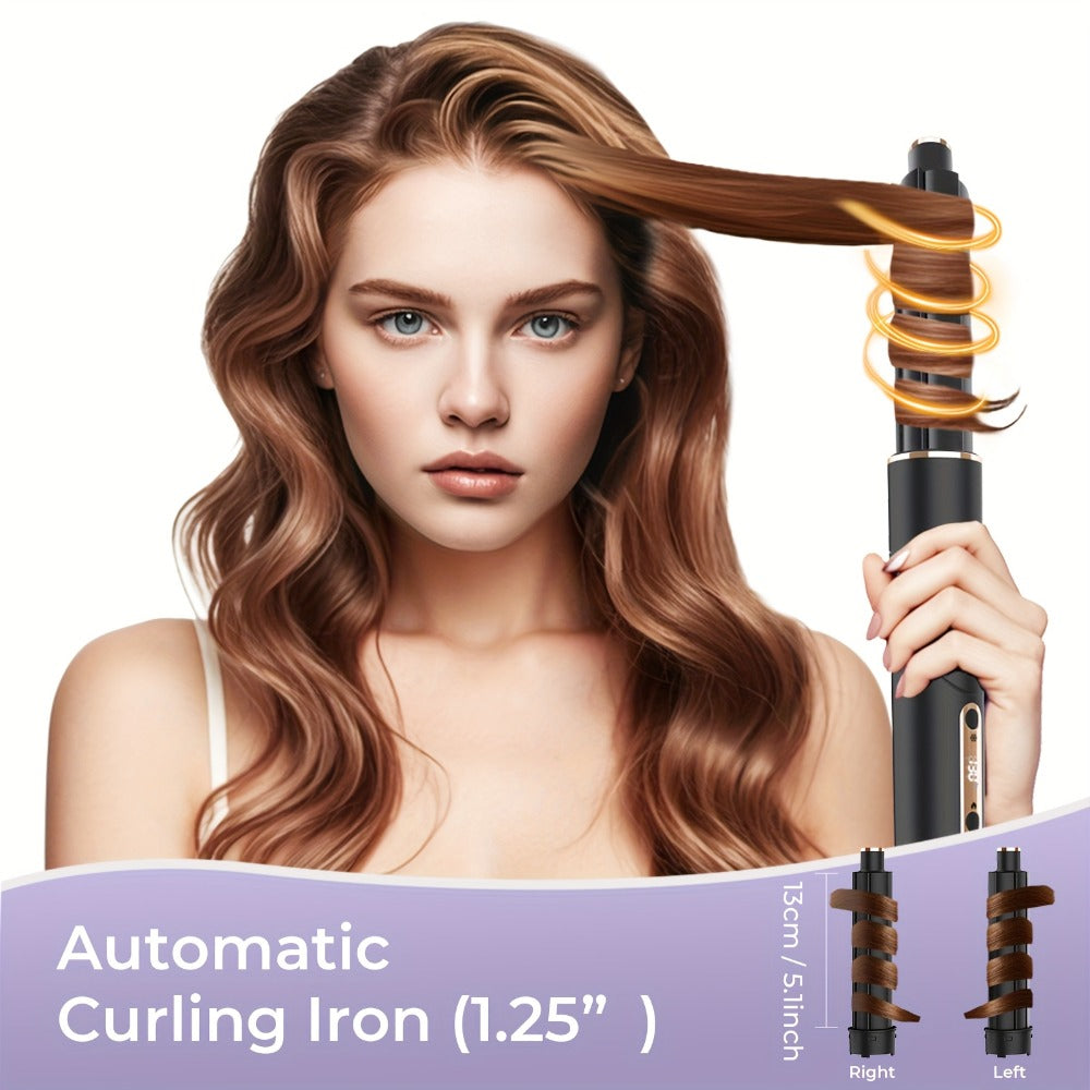 OUDIM 6-in-1 Hot Air Brush Hair Styling Tool with 110, 000 RPM Motor, Foldable Handle and Storage Bag