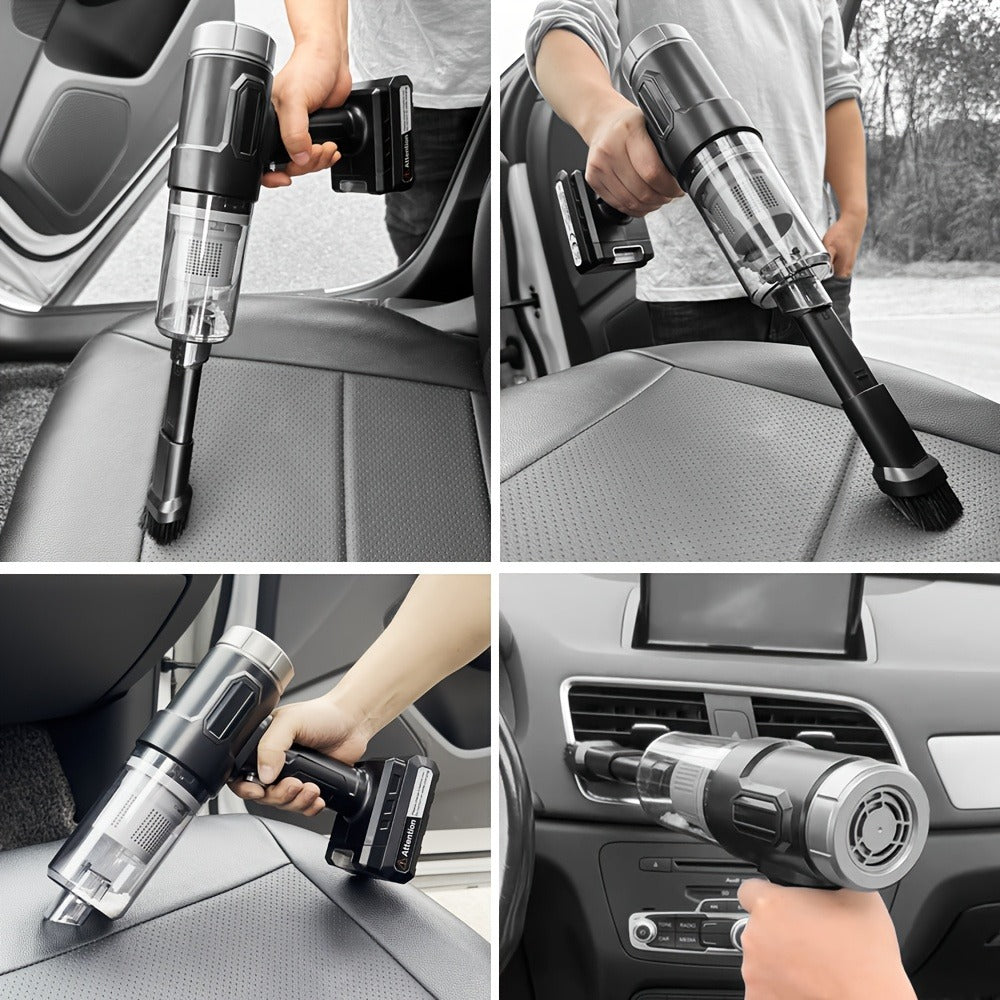 Model 701 Cordless Car Vacuum Cleaner with 5KPa Source Rating, 2000mAh Label, Six Trim Options and Nozzle Set