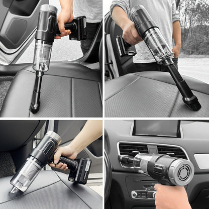 Model 701 Cordless Car Vacuum Cleaner with 5KPa Source Rating, 2000mAh Label, Six Trim Options and Nozzle Set