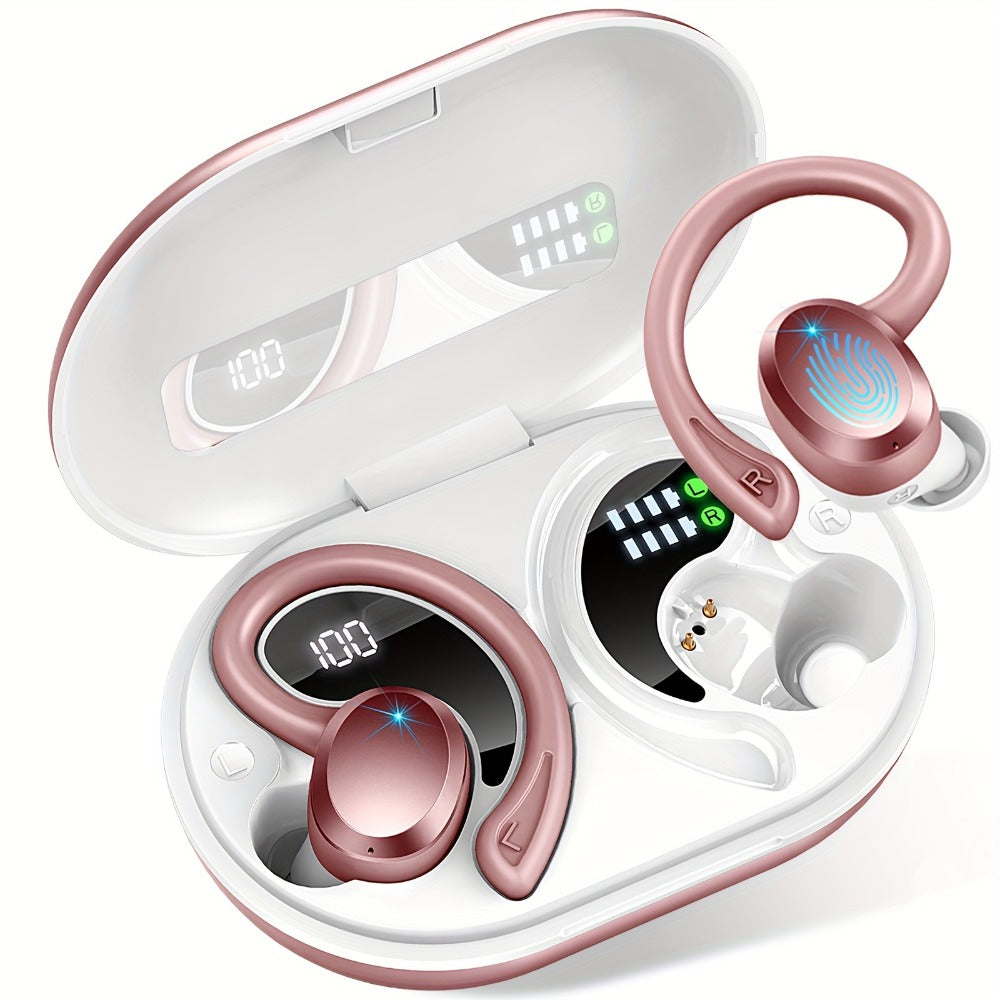 48H Wireless Sport Earbuds Q38 Bluetooth 5.3 with 14.2mm Driver Stereo Sound for an Everyday Personal Care Routine