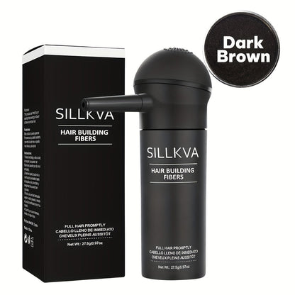 Hair Fibers Spray Applicator Kit Instant Thickness for Thinning Hair & Bald Spots SILLKVA for Makeup, Travel and Everyday Vanity Use