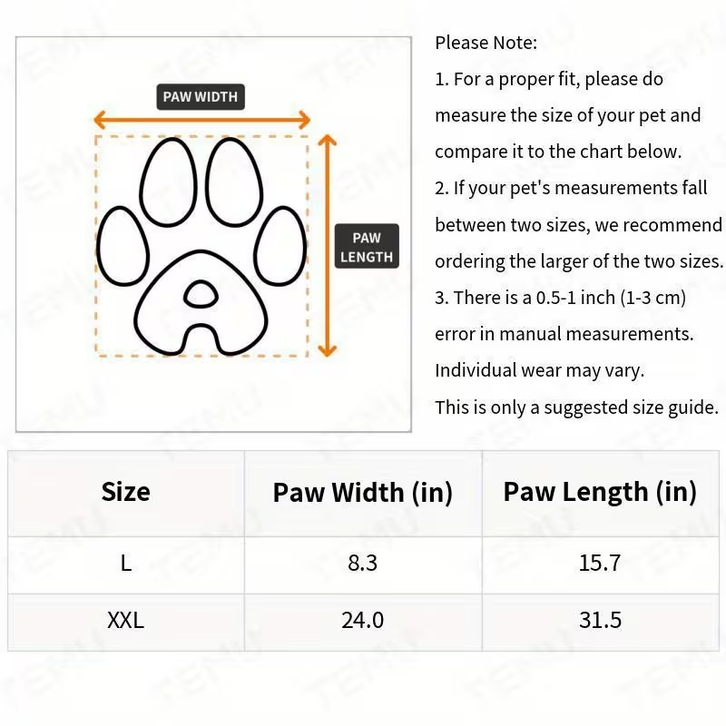 Dog Paw Pads Anti-Slip Sticker Protector 12 Sets 48pcs – Traction Grip Paw Stickers for Senior Dogs on Hardwood Floors