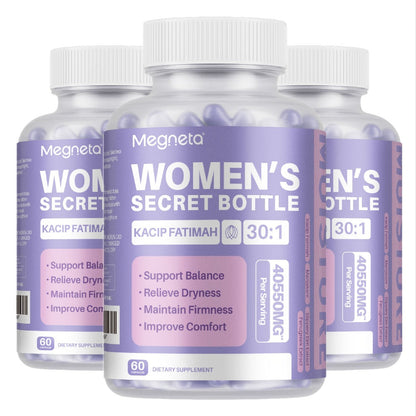 Kacip Fatimah Women's Herbal Capsules with Fenugreek, Maca Root, Manjakani & Slippery Elm Bark - Natural pH Balance