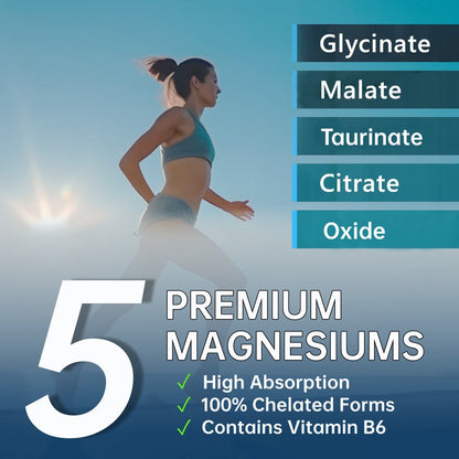 Magnesium Complex 420mg Capsules 120 Count with Vitamin B6 for Bath Time, Home Spa and Personal Care