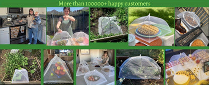 Pop-Up Mesh Food Covers for Outdoor Use – Large Collapsible Tent Covers for Picnic, BBQ, Buffet & Gatherings (3pcs / 9pcs)
