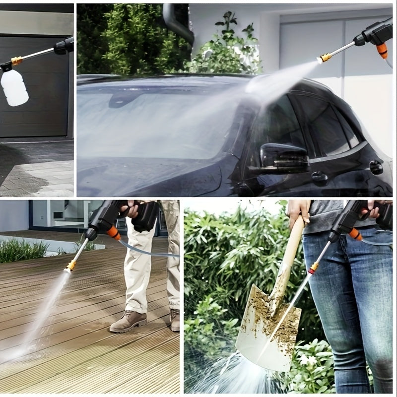 Cordless Pressure Washer Battery Powered, Car Yard Driveway Garden for Garden, Patio and Yard Use
