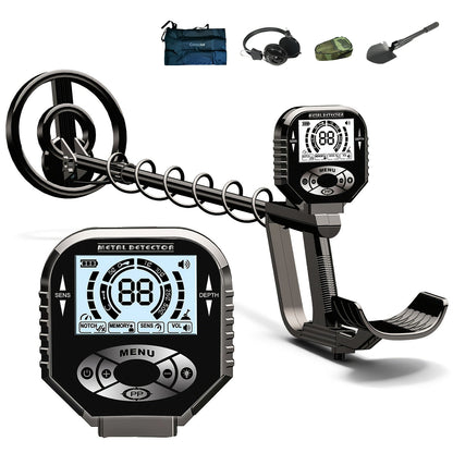 Metal Detector for Garden, Patio and Yard Use, with the Listed Configuration, for Everyday Use and Organized Storage