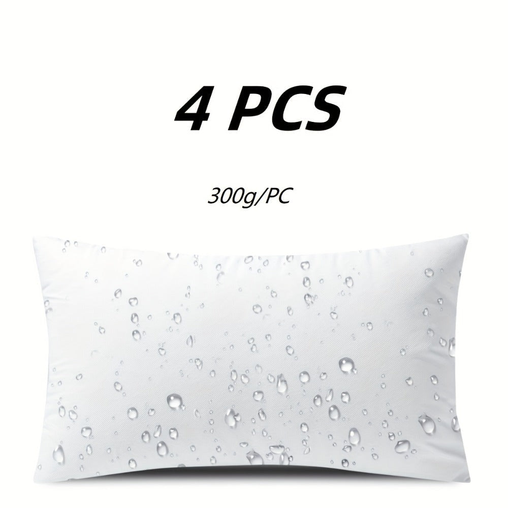 Pillow Inserts Square Indoor Outdoor Decorative Cushion Filling – Woven Fabric 200g+ Stuffing for Throw Pillows Couch Sofa Patio, White
