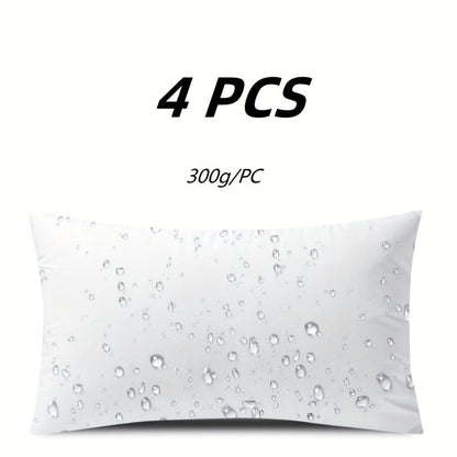 Pillow Inserts Square Indoor Outdoor Decorative Cushion Filling – Woven Fabric 200g+ Stuffing for Throw Pillows Couch Sofa Patio, White