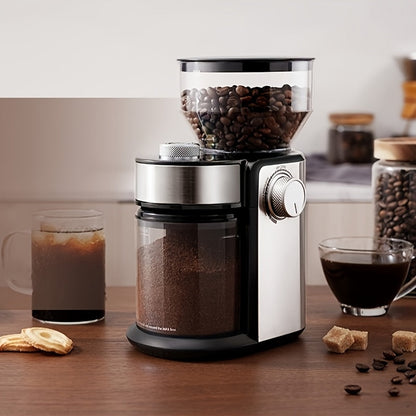 Electric Burr Coffee Grinder with 16 Precise Grind Settings, Adjustable Burr Mill for 2-14 Cups, Stainless Steel Coffee Bean Grinder