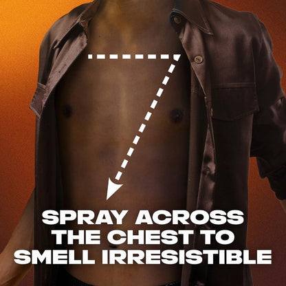 AXE Dark Temptation Body Spray, 150ml Aerosol Cans with Dark Chocolate Scent Label in Three- or Six-Pack Options
