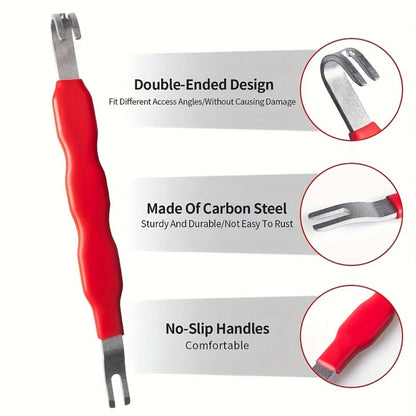Terminal Connector Removal Tool Set 3-Piece – Automotive Wiring Harness Repair Kit with Pry Bar, Cutting Pliers & Storage Pouch