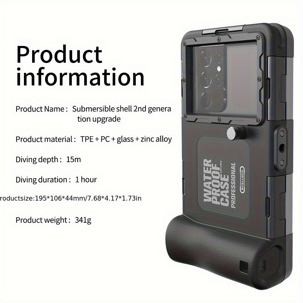 Scuba Diving Phone Case 33ft for iPhone 16 15 14 13 12 11 Pro Max XR XS Samsung S24 S23 S22