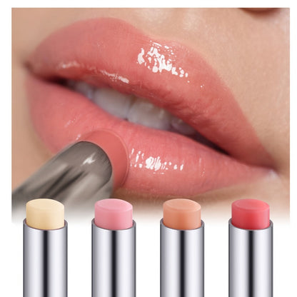 Moisturizing Lip Balm Set 4pcs Waterproof with Vitamin E Oil & Plant Oils – Long-Lasting Nourishing Lip Care for Dry Chapped Lips