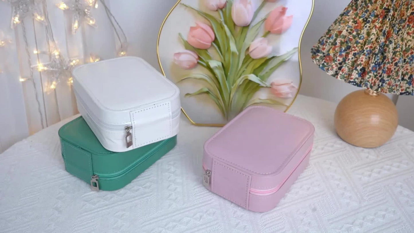Lighted Makeup Mirror with Travel Case Cosmetic Organizer 3-Color LED Light 1200mAh, for Makeup, Travel and Everyday Vanity Use