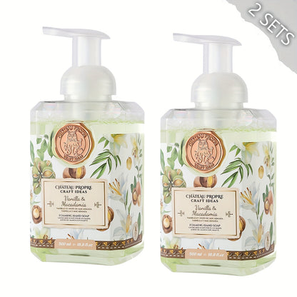 Foaming Hand Soap with Coconut Oil 500ml Ethically Made – Moisturizing Foam Hand Wash 7 Fresh Scents for Bathroom Kitchen All Skin Types