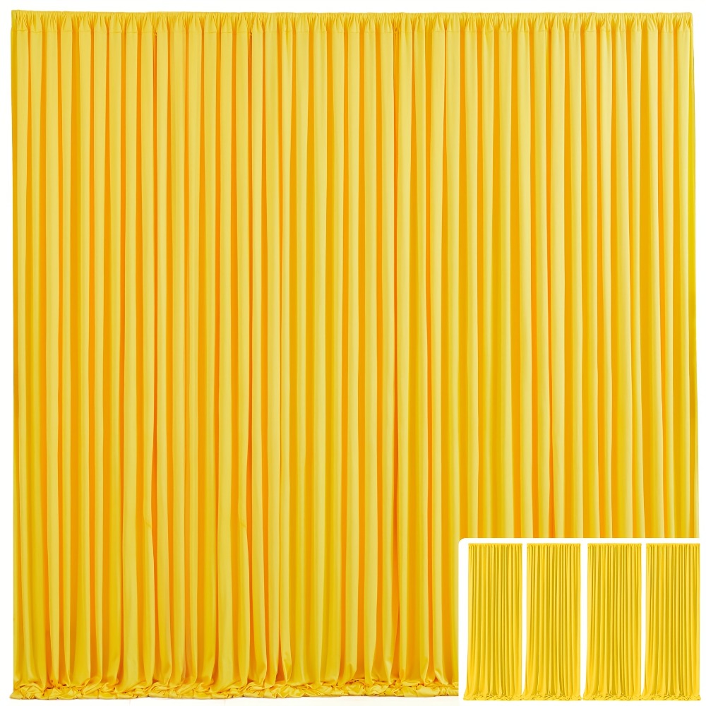 Elegant Fabric Backdrop Curtains 4pcs with Poles 59x85in Non-Transparent Wrinkle-Free Party Photo for an Everyday Personal Care Routine