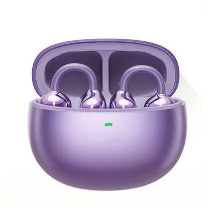 Clip On Wireless Earbuds Open Ear Bluetooth Headphones with Detachable Gemstone Earrings ANC for an Everyday Personal Care Routine