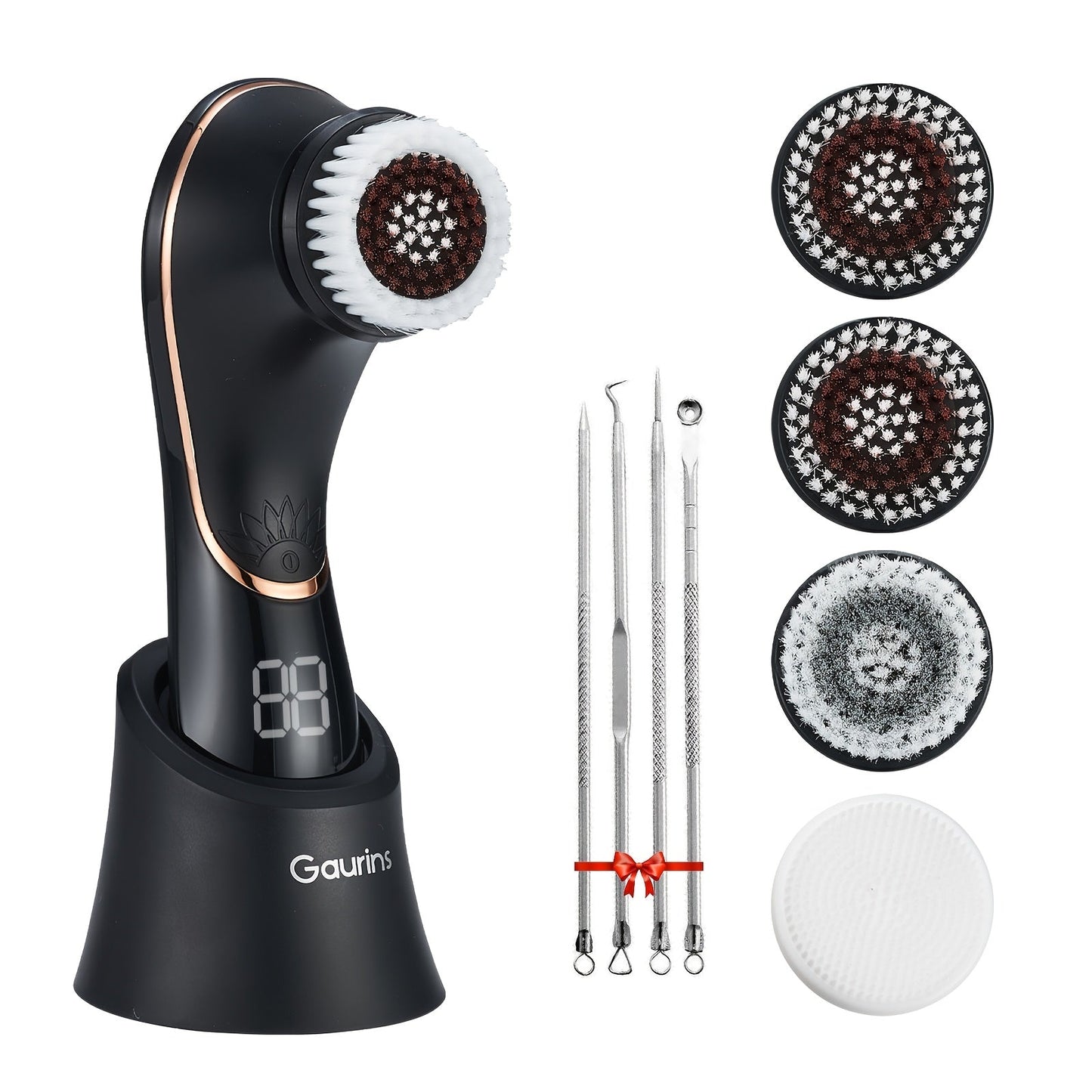 Electric Facial Cleansing Brush Spin Rechargeable for Bath Time, Home Spa and Personal Care
