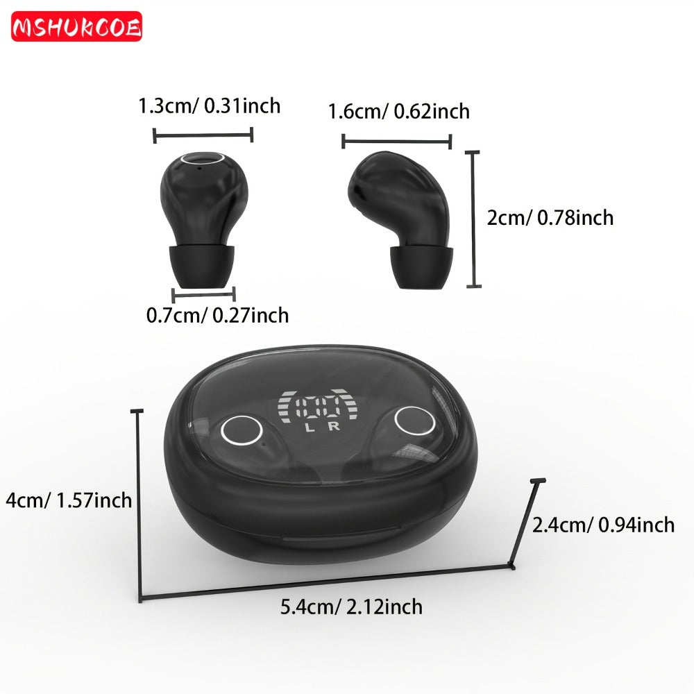 Invisible Sleep Earbuds Bluetooth 5.4 Mini Ultra Compact True Wireless for an Everyday Personal Care Routine