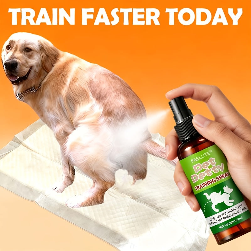 Puppy Potty Training Spray – Pheromone-Inspired Indoor Spot Guidance for Dogs & Cats, Helps Puppies & Kittens Recognize the Right Bathroom