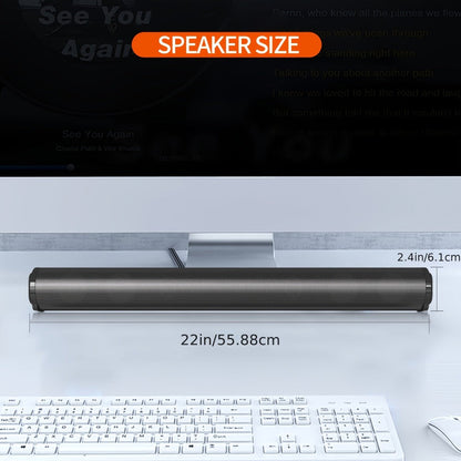 4D Surround Sound Subwoofer Speaker, Wireless & Wired, USB Plug & Play, Party Speaker for Laptop