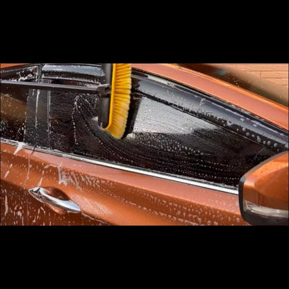 Car Wash Brush Kit with 69" Long Handle – 8-Piece Set with Tire Brush, Squeegee, Chenille Mitt, Detailing Brush & Microfiber Towel for Car