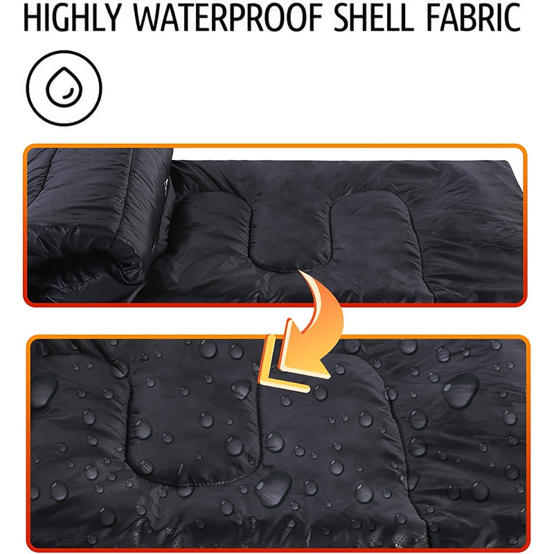 Lightweight Sleeping Bag for Backpacking Camping Hiking – 68°F Warm Weather Rating, Compression Bag Included