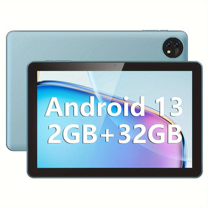 Android Tablet 10-Inch with Android 13, GPS, GMS Certification, 32GB Internal Storage and 6000mAh