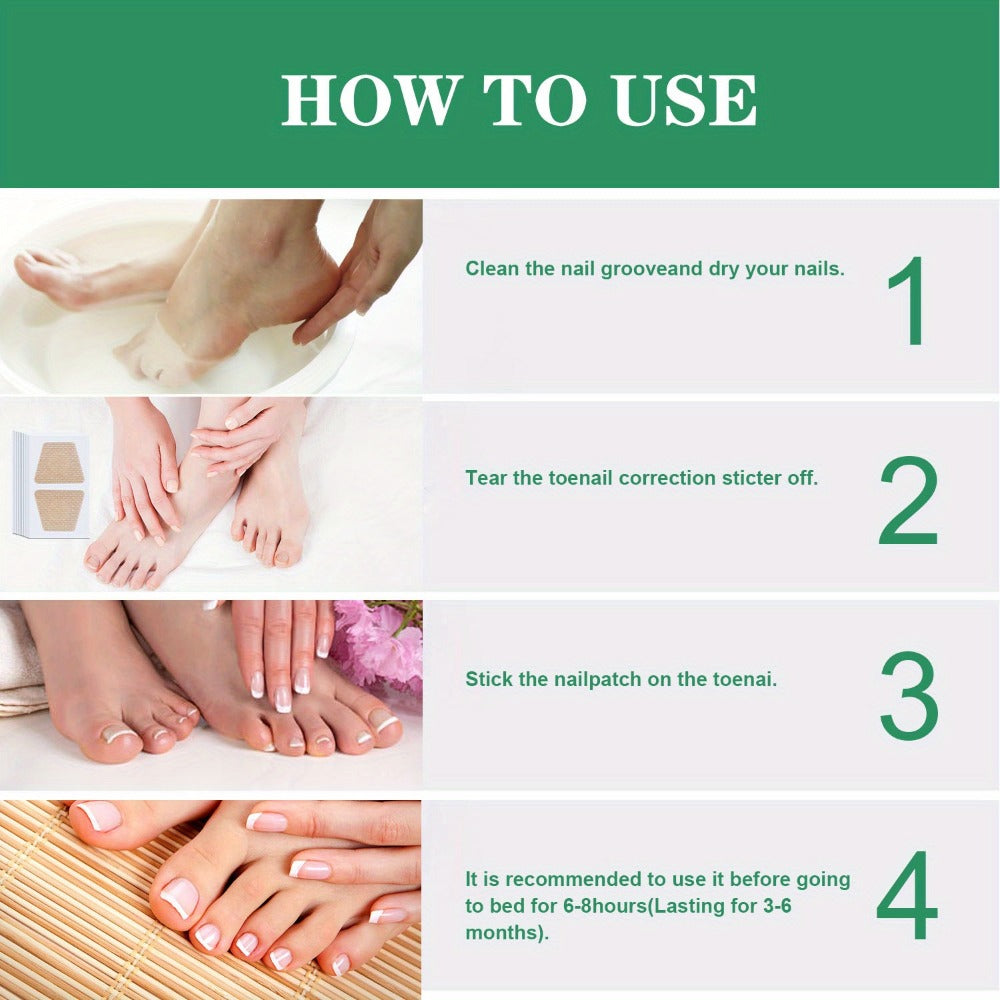 Nail Patches 88Pcs, Nail Strengthening Stickers for Fragile, Thin, Cracked Toenails & Fingernails