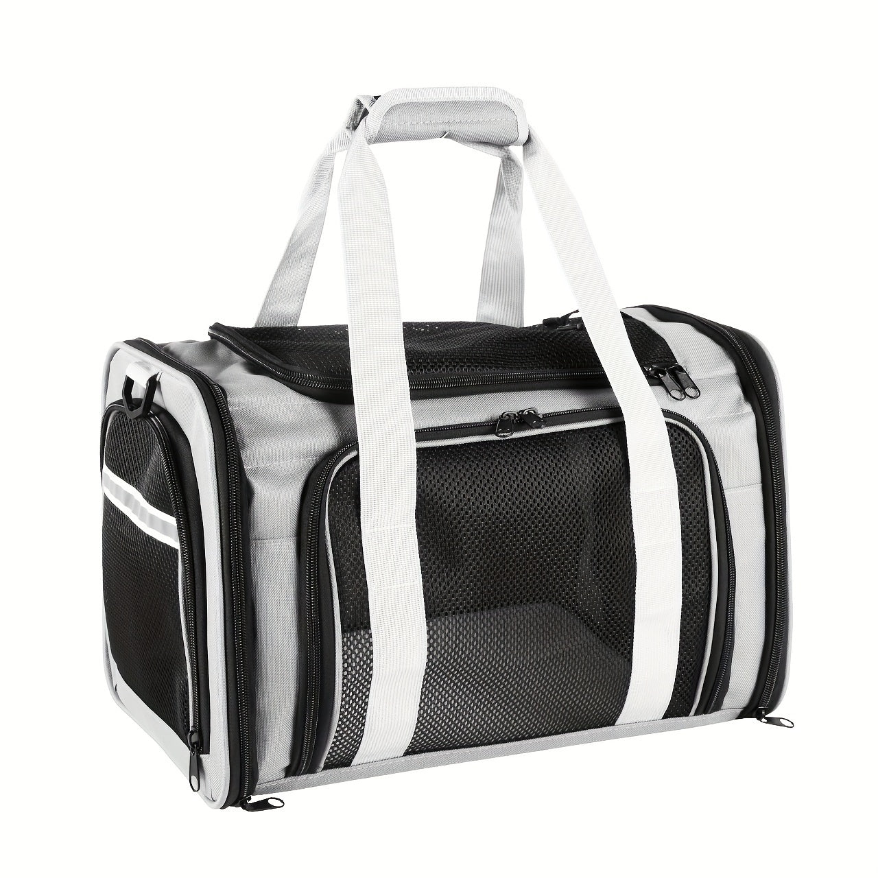 Airline Approved Pet Carrier Soft Sided – TSA Compliant, Collapsible Travel Bag for Small Medium Cats & Dogs Under 15 lbs, Breathable Mesh