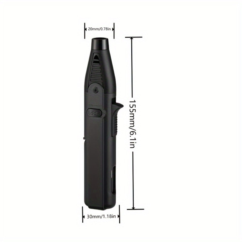 Windproof Torch Lighter 5 Pack Outdoor Butane Gas Lighter Set 1300 1800 Degree Blue Flame for Grilling, Camping and Outdoor Meals