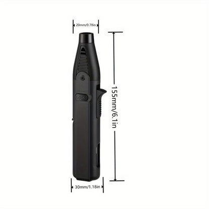 Windproof Torch Lighter 5 Pack Outdoor Butane Gas Lighter Set 1300 1800 Degree Blue Flame for Grilling, Camping and Outdoor Meals