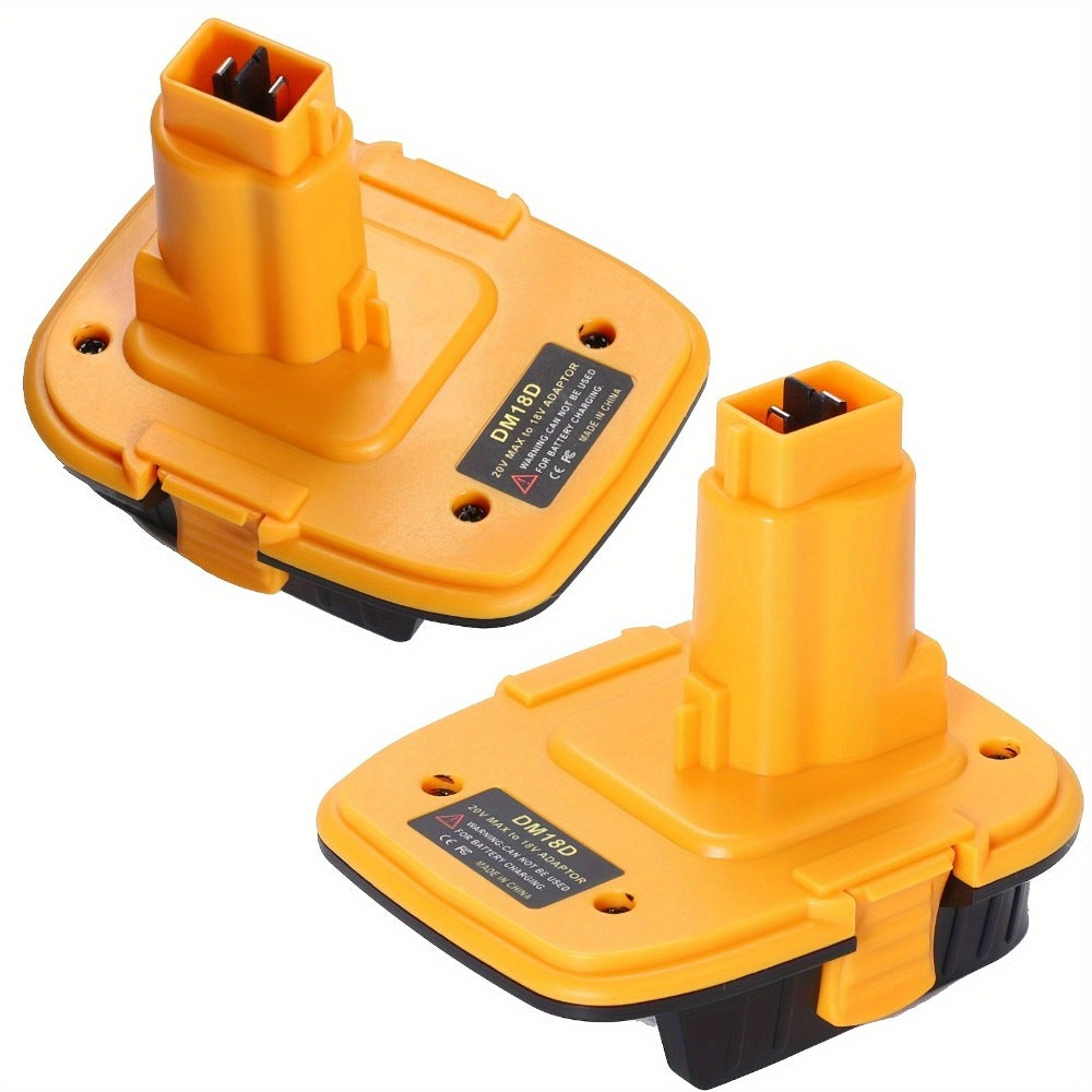 DM18D Battery Adapter for DeWalt 18V XRP NiCad NiMh Cordless Tools Compatible with DeWalt 20V for Entryways, Bedrooms and Living Spaces