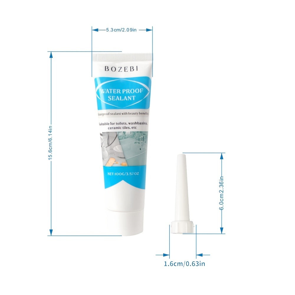 Tile Grout Sealant 100g Gap Filler for Kitchen Bathroom Sink Floor Odor Free Easy Handling for Home Cooking, Dining and Outdoor Meals