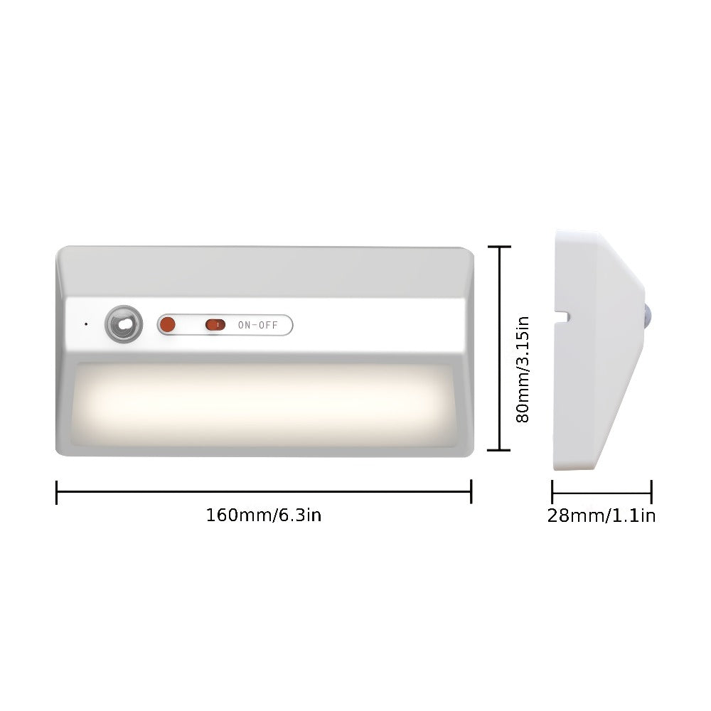 Smart Motion Sensor Night Light Plug-In, LED Light for Entryway, Corridor, Hallway & Staircase with USB Charging