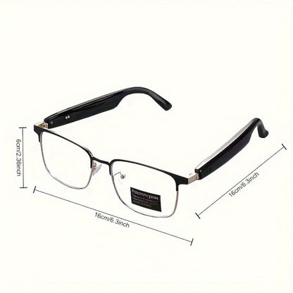 Smart Glasses Photochromic Audio Eyewear with Open-Ear Speaker, Microphone and Metal or Plastic Frames