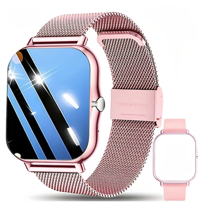 Smartwatch with Calling, Heart Rate and Sleep Displays, Sport Modes and Magnetic Charging for Daily Wear