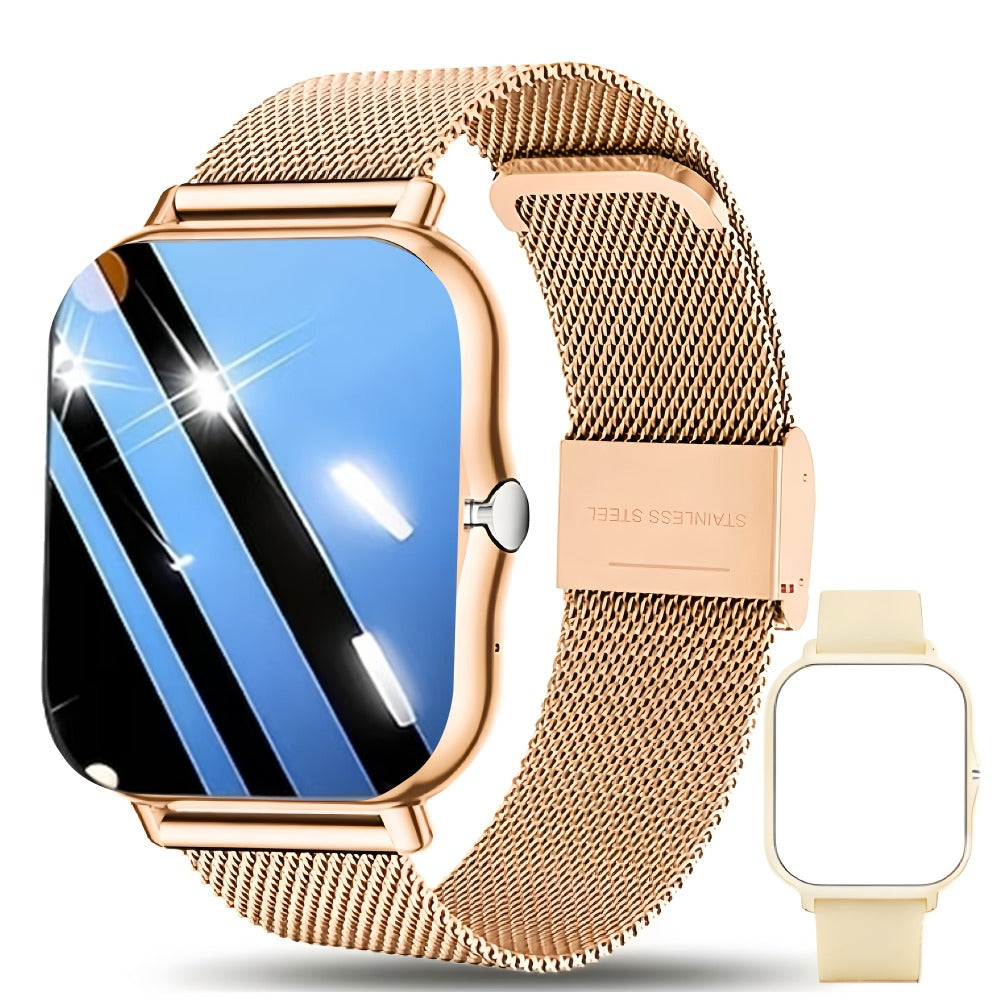 Smartwatch with Calling, Heart Rate and Sleep Displays, Sport Modes and Magnetic Charging for Daily Wear
