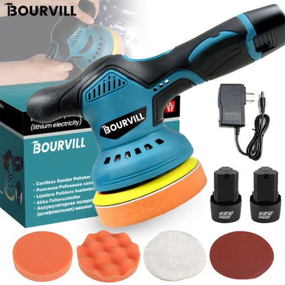 Cordless Car Polisher 5-Inch 8-Speed up to 5000 RPM with Battery for Car Detailing Scratch Removal Paint Correction