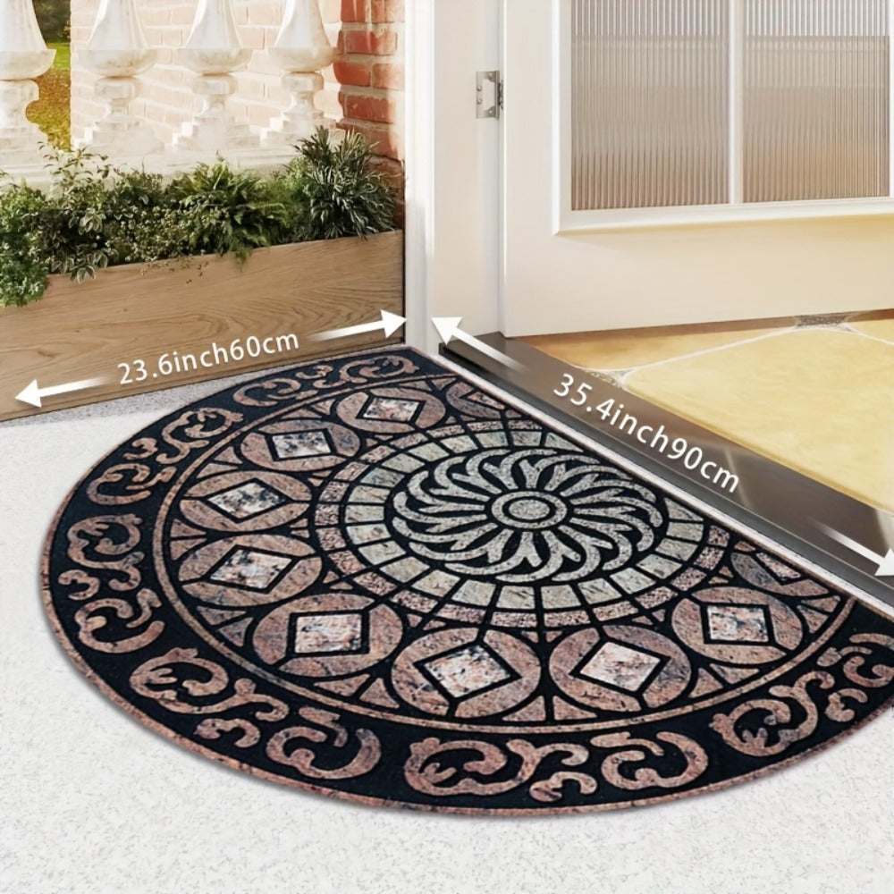 Outdoor Door Mat Welcome Mat for Front Door Entrance Patio Porch, Durable Low-Profile Rug, Multiple Colors & Sizes
