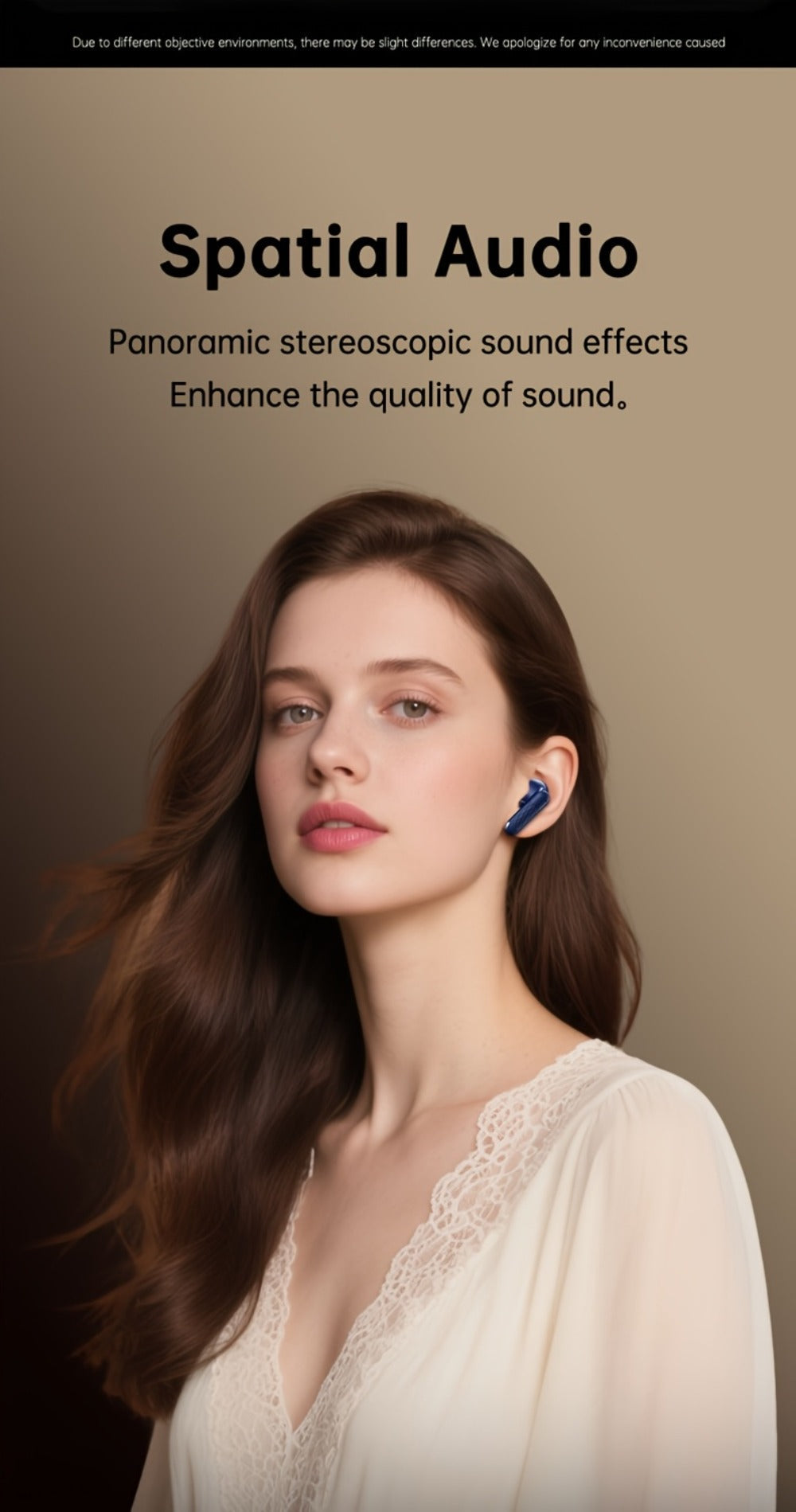 ANC Wireless Earbuds Acer Official TWS In-Ear Active Noise Cancellation Spatial Audio for Bedside Audio, Alarms and Room Entertainment