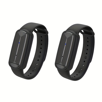 Mosquito Bracelet, Ultrasonic Soundwave Technology, USB Rechargeable, Wristband for Camping Outdoor Hiking Travel