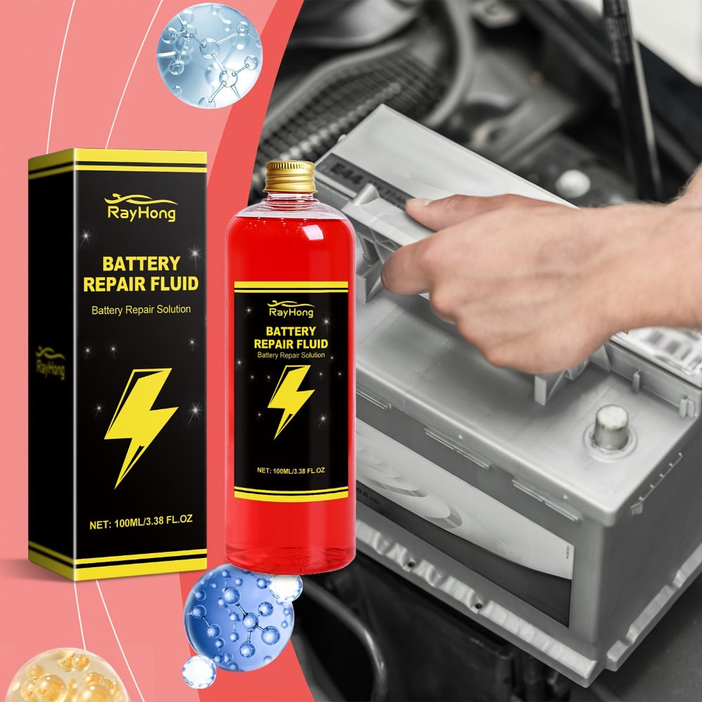 Battery Repair Fluid – Low Odor, Nontoxic & Odorless Formula for Car, Electric Vehicle & All-Model Battery Maintenance