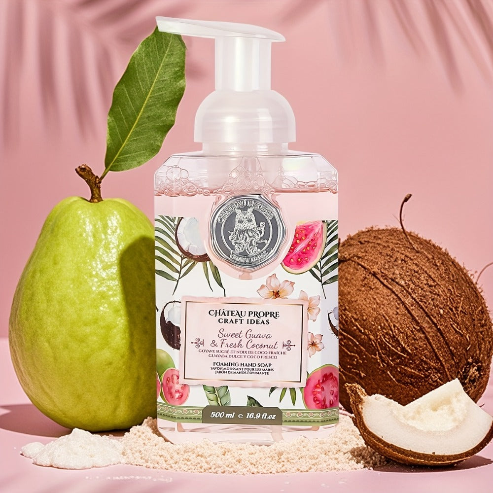 Foaming Hand Soap 500ml Moisturizing Gentle Foam Soap 8 Scents Vanilla Coconut Citrus Floral Fruity Deeply Hydrating Soft Hands All Skin