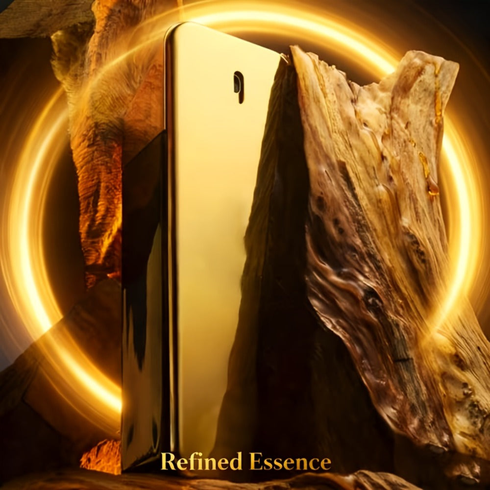 100, 000, 000 Golden Men Cologne Eau de Toilette 3.4 oz 100ml Long Lasting Woody Floral Fragrance Spray Daily Wear Gift